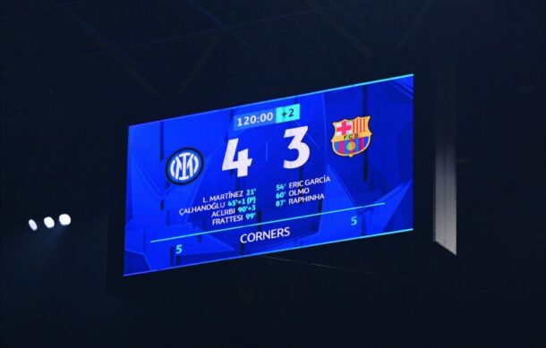 Inter de Milan elimina al Barcelona y va a la final de la Champions