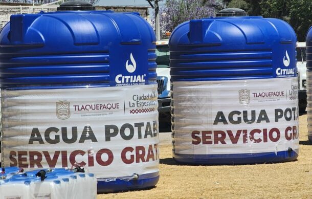 Sedena y GN apoyan a Tlaquepaque ante desabasto de agua