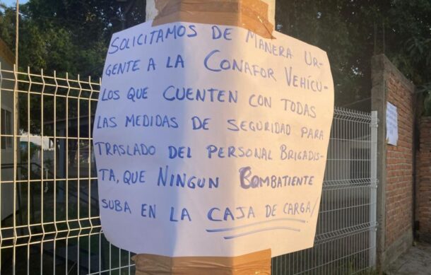 Camioneta en la que volcaron brigadistas de Conafor ya había sido reportada con fallas