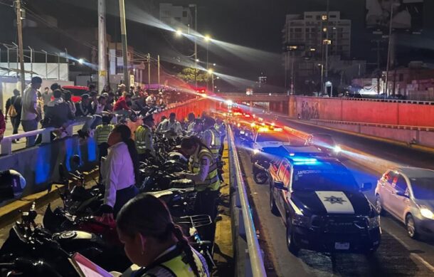 Retienen 76 motocicletas en operativo nocturno en Zapopan