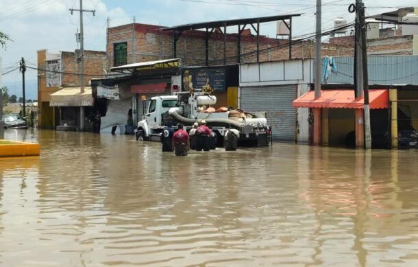 Atienden anegamiento en límites de Tlajomulco con Tlaquepaque