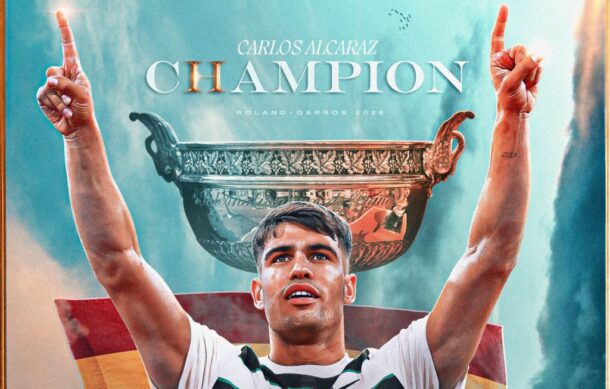 Remonta Carlos Alcaraz y se convierte en bicampeón del Rolan Garros