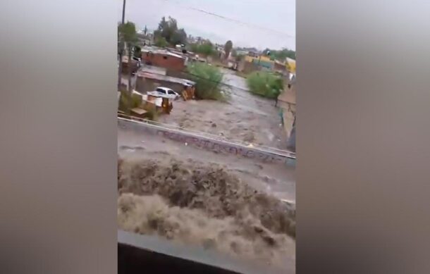 Se desborda el Arroyo Seco e inunda la colonia El Mante en Zapopan
