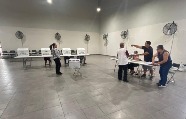 Poca participación en casilla electoral de Lomas del Paraíso
