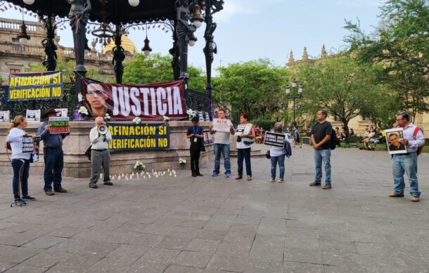 Exigen justicia para Abraham Gobel en el centro de GDL