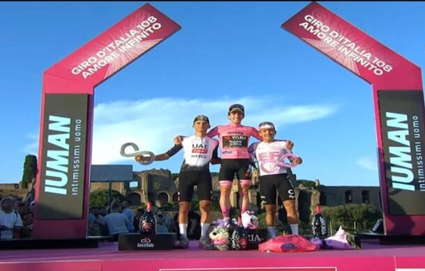 ¡Isaac del Toro hace historia! Se lleva segundo lugar del Giro de Italia