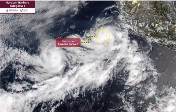 “Bárbara” se mantiene cerca de Jalisco y Colima