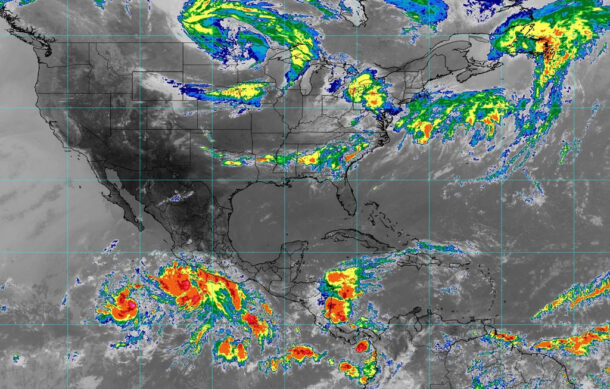 Se forma Depresión Tropical Tres-E en el Pacífico; “Bárbara” genera lluvias y oleaje en el occidente de México