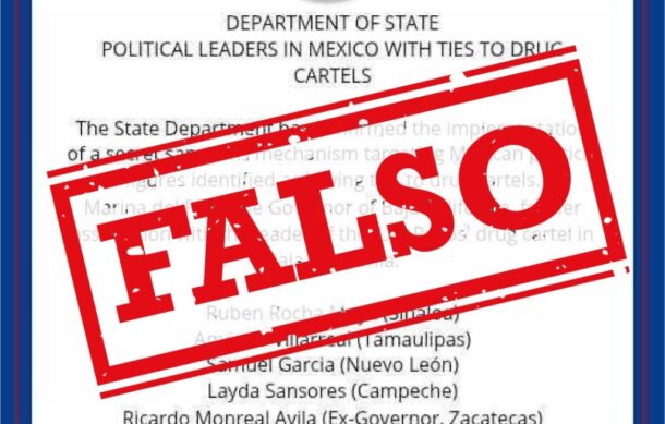 EU desmiente lista de políticos mexicanos ligados al narco