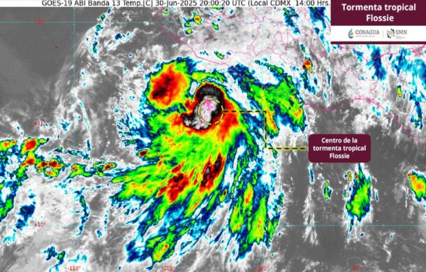 “Flossie” se fortalece frente a las costas de Guerrero y Michoacán
