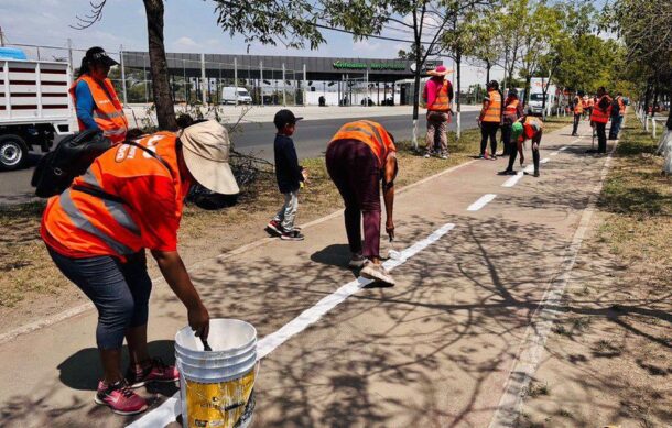 Rehabilitan Av. Adolf B. Horn con brigada comunitaria en Tlajomulco
