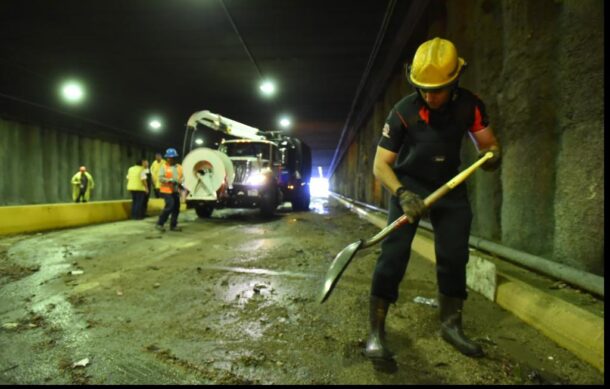 Continúa cerrado el túnel de López Mateos y La Minerva