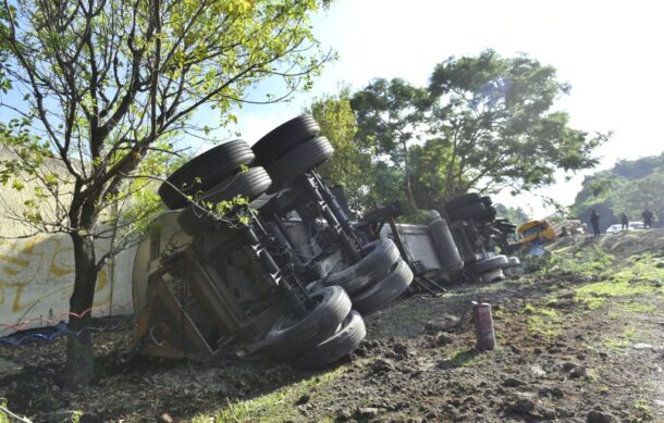 Se registra choque múltiple en la autopista Colima-Guadalajara