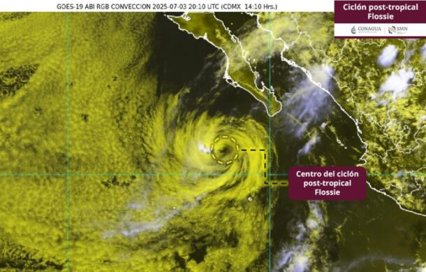 “Flossie” se debilita a ciclón post-tropical