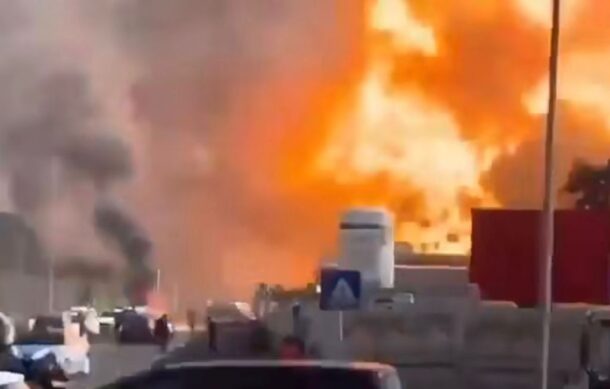 Se registra explosión en gasolinera de Roma, Italia