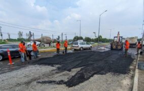 Inicia programa de bacheo en Adolf Horn