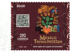 Cancelan timbre postal en conmemoración de los 700 años de Tenochtitlán