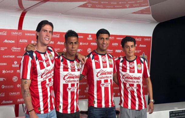 Chivas presenta a sus 4 refuerzos para el A25