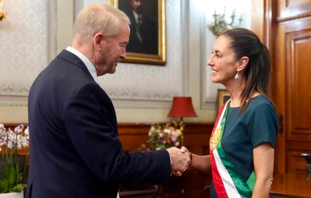 Sheinbaum se reúne con embajador de EU