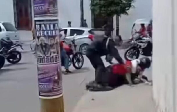 Protesta por presunto abuso policial en Ameca