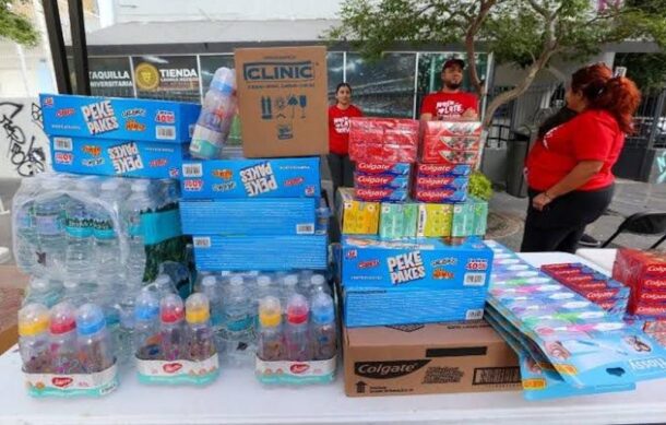 UdeG pide apoyo para recabar víveres para damnificados en Zapopan