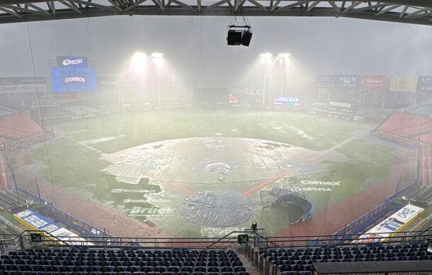 Lluvia inundó ayer el Estadio Panamericano y pospuso juego de Charros