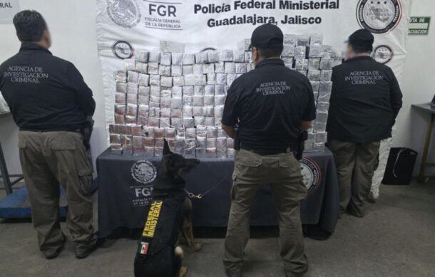 Aseguran cerca de 500 kilos de metanfetamina en Tlajomulco