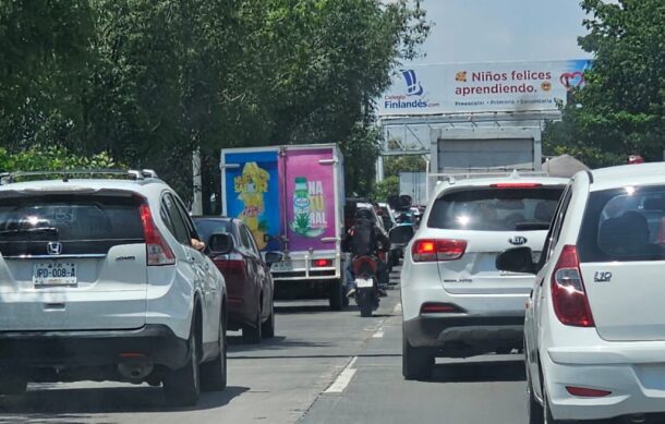 Tráfico en prolongación López Mateos provoca más de una hora de retraso
