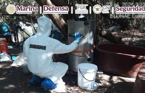 Aseguran más de cuatro toneladas de metanfetamina en Sinaloa
