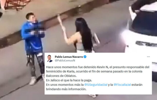 Detienen a presunto feminicida de Karla Bañuelos en Jalisco