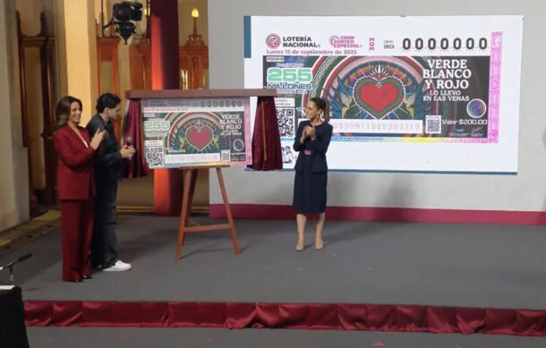 Lotería Nacional dedicará sorteo del 15 de septiembre a migrantes mexicanos