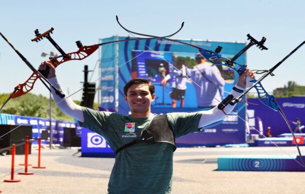 Matías Grande gana Oro en Copa Mundial de Tiro con Arco