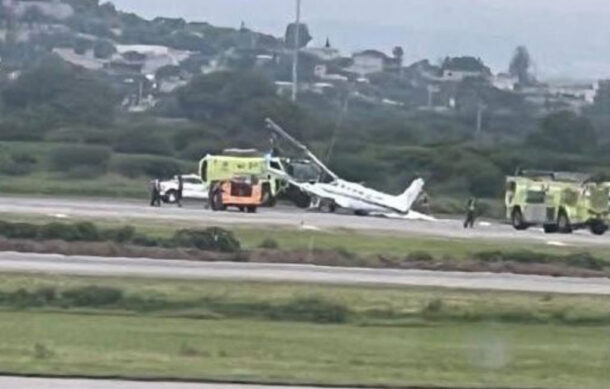 Suspenden operaciones en Aeropuerto de Querétaro por incidente con avioneta
