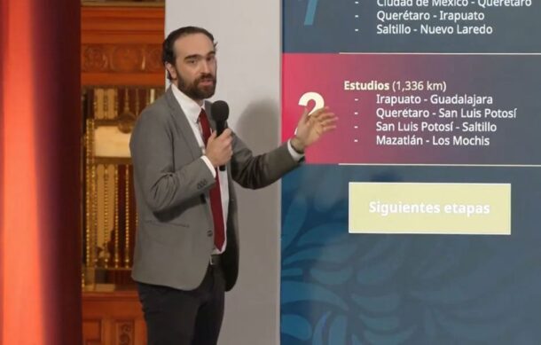 Avanza construcción del Sistema Ferroviario Nacional