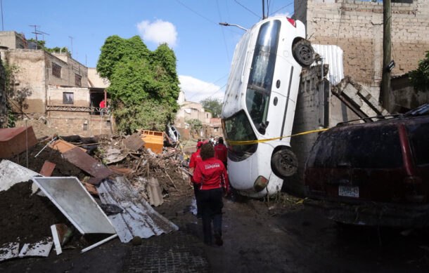 Inundaciones en Zapopan dejan 399 damnificados y cuatro viviendas inhabitables