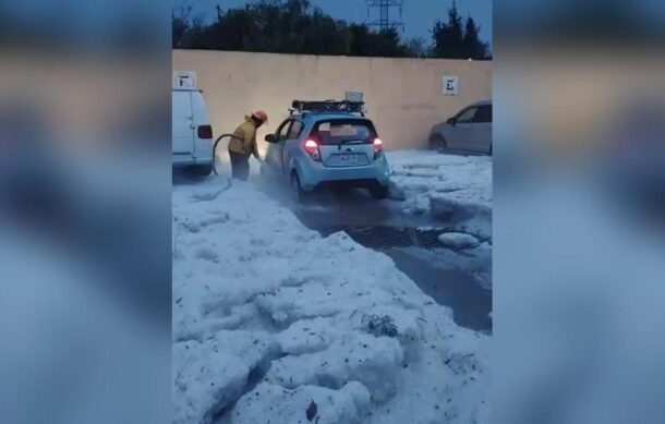 Intensa granizada afecta el sur de ZMG