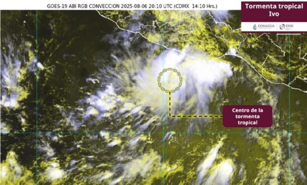 Se forma la tormenta tropical “Ivo” frente a Guerrero