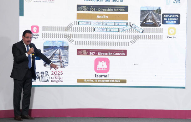 No fue un descarrilamiento sino un percance de vía dice director del Tren Maya sobre el accidente de ayer