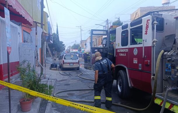 Incendio en una vivienda de la Col. Jalisco deja saldo de un muerto