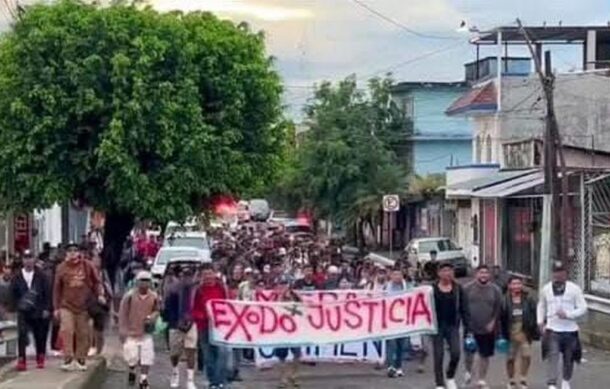 Caravana migrante parte de Chiapas rumbo a CDMX
