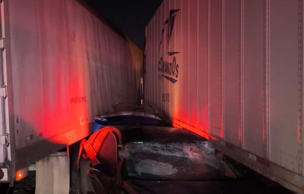 Choque múltiple en la autopista GDL – Lagos de Moreno deja 13 personas lesionadas