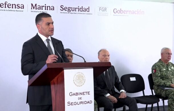 Harfuch confirma presencia de vuelos no tripulados de EU en México