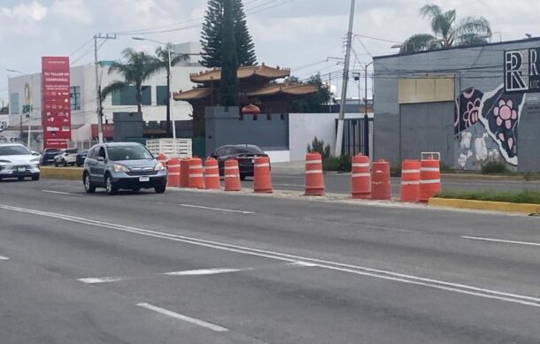 Inician adecuaciones viales en López Mateos, previo a la extensión del contraflujo