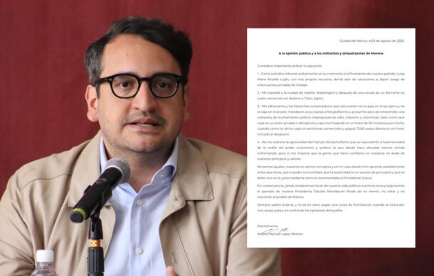 López Beltrán responde a críticas por viaje a Japón: “pagué mis vacaciones con recursos propios”
