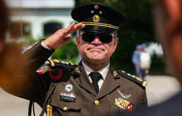 Porfirio Fuentes Vélez asume como comandante interino de la V Región Militar