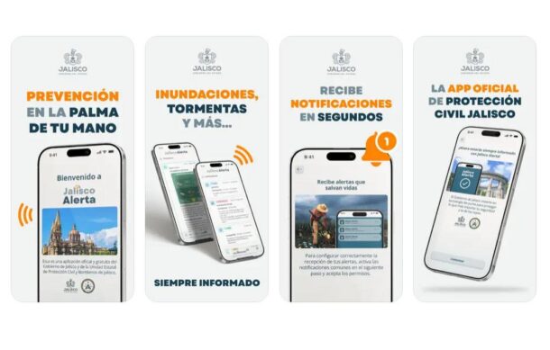 Jalisco lanza aplicación de alertas tempranas ante riesgos naturales
