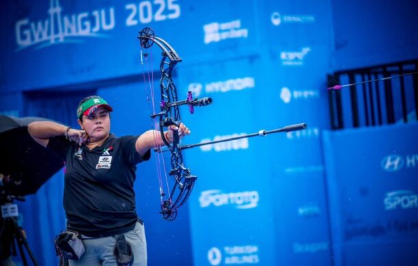 La tapatía Andrea Becerra gana oro en el Mundial de Tiro con arco de Gwangiu