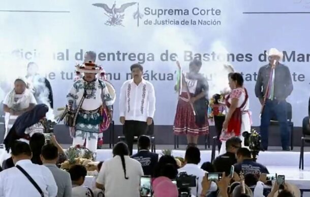Entregan “bastón de mando” a nuevos ministros de SCJN