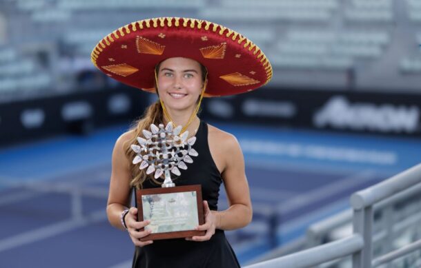 Gana Iva Jovic el GDL Open al vencer a Emiliana Arango en la final