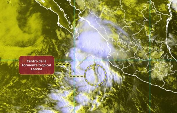 Se forma la tormenta tropical “Lorena” frente a las costas de Colima